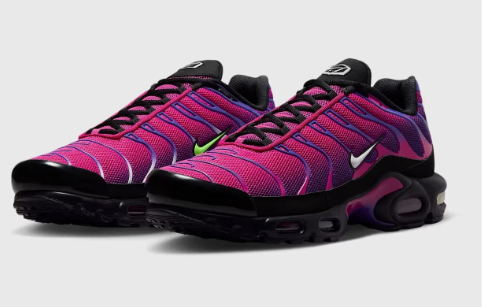 Nike Air Max Plus TN Fireberry White Black Purple UK 10