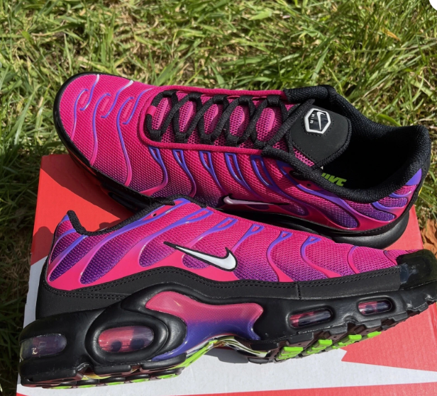 Nike Air Max Plus TN Fireberry White Black Purple UK 10