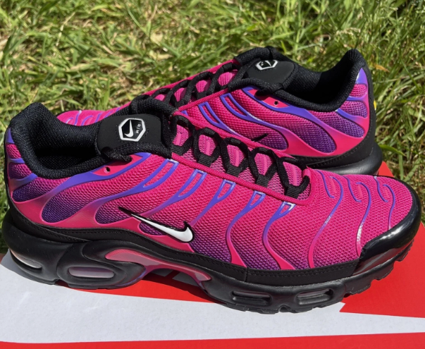 Nike Air Max Plus TN Fireberry White Black Purple UK 10