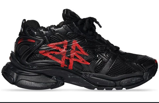 Balenciaga Red Tag Graffiti Sneaker UK 8