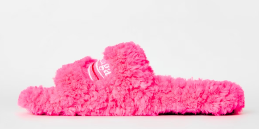 Balenciaga Furry Slides Sweet Pink UK 8